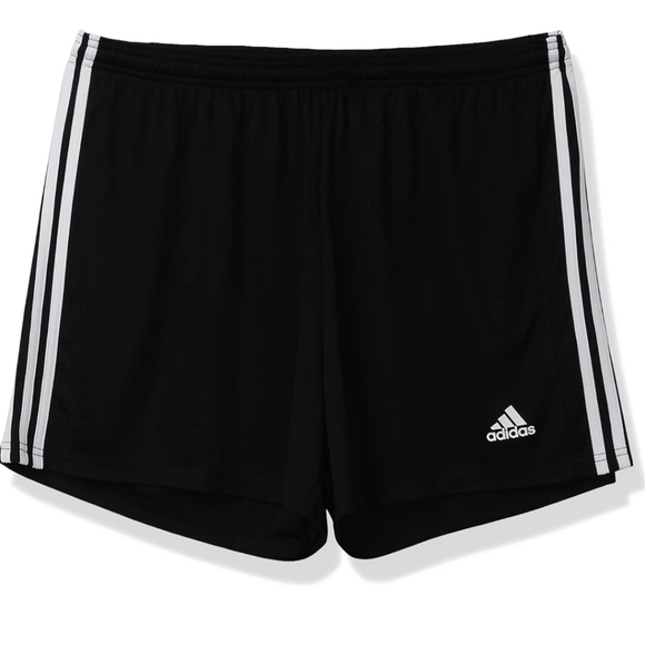 Adidas Size L Black and White Climalite Shorts - Picture 1 of 5